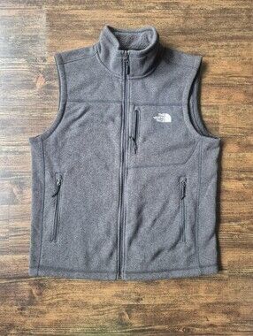 The North Face Mens Gray Fleece Vest Size Large